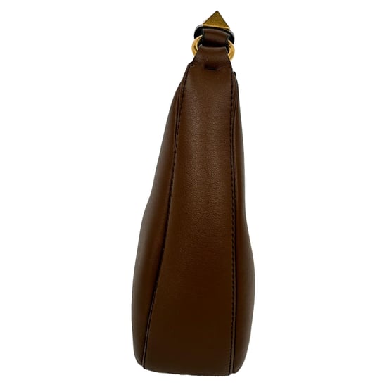 Valentino Garavani Stud Sign Hobo-tas in Bruin Leder - Image 4