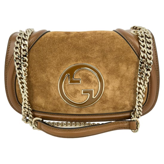 Gucci Blondie Small Shoulder Bag in Brown Suede - Image 5