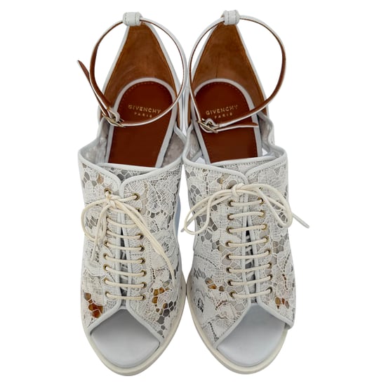 Givenchy Kantpatroon Hoge Hakken in Wit - Image 3