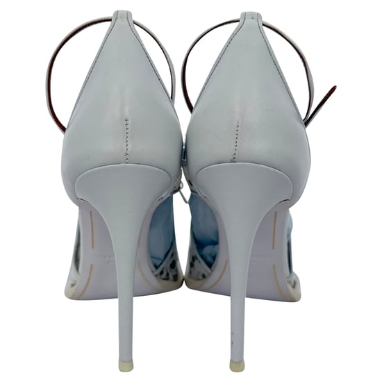Givenchy Kantpatroon Hoge Hakken in Wit - Image 5