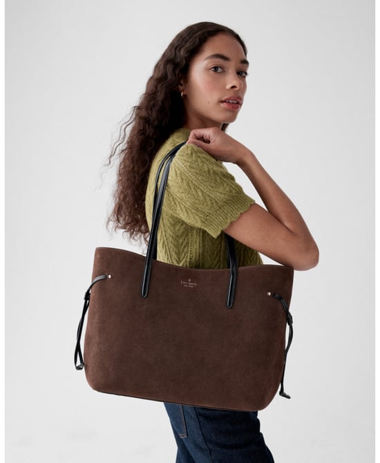 Cleo Suede Tote Bag - Image 2