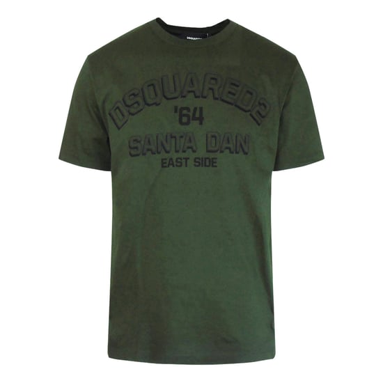 Dsquared2 Santa Dan 64 Dark Green T-shirt - Image 1