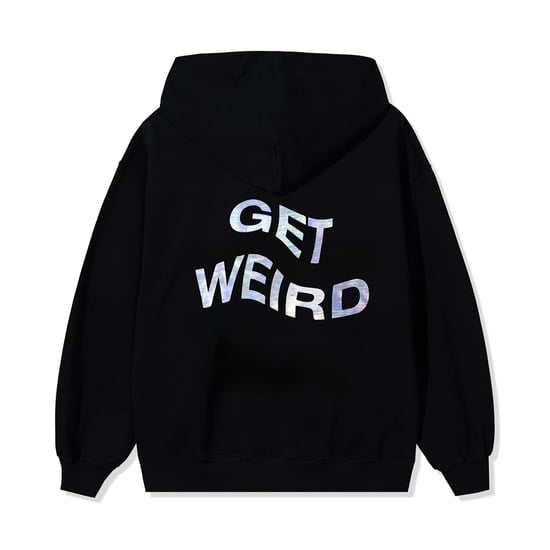 ASSC KIDS Get Weird Hologram Hoodie - Black - Image 1