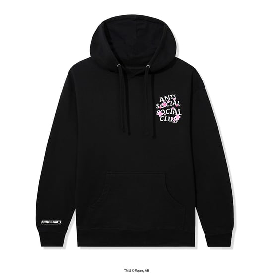 ASSC x Minecraft Cherry Blossom Hoodie in Black - Image 2