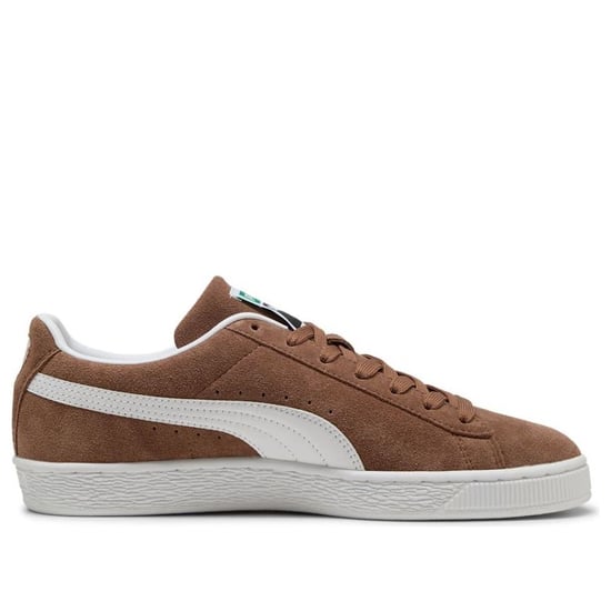 Puma Suede Classic Haute Coffee/White Trainers - Image 2