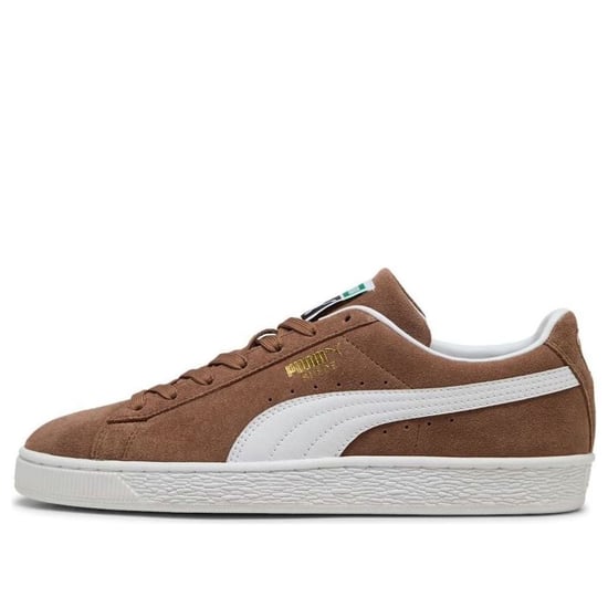 Puma Suede Classic Haute Coffee/White Trainers - Image 3