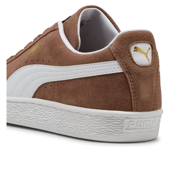 Puma Suede Classic Haute Coffee/White Trainers - Image 5