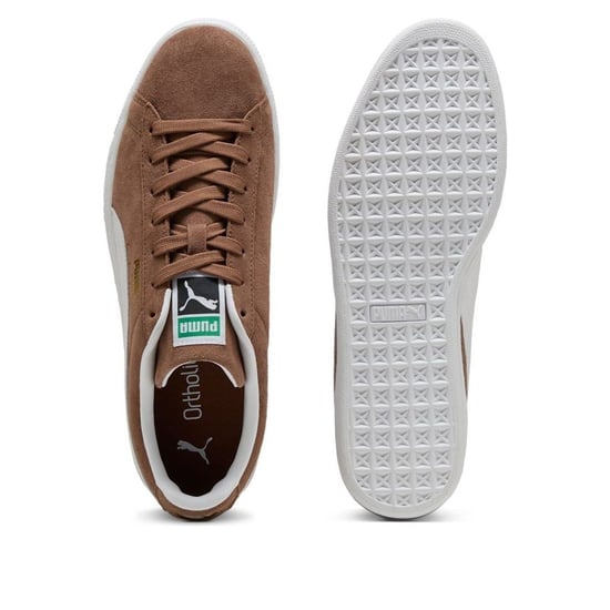 Puma Suede Classic Haute Coffee/White Trainers - Image 6