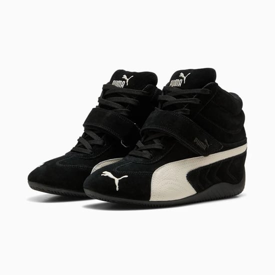 Puma Speedcat Wedge OG Suède Dames Zwart/Wit Sneakers - Image 1