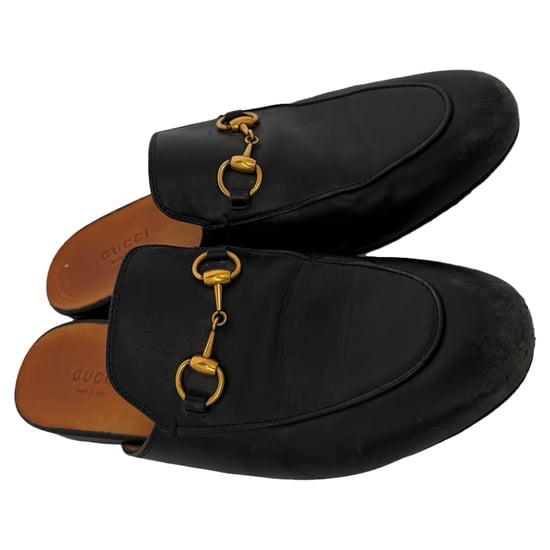 Gucci Princetown Mules in Zwart Leer - Image 5