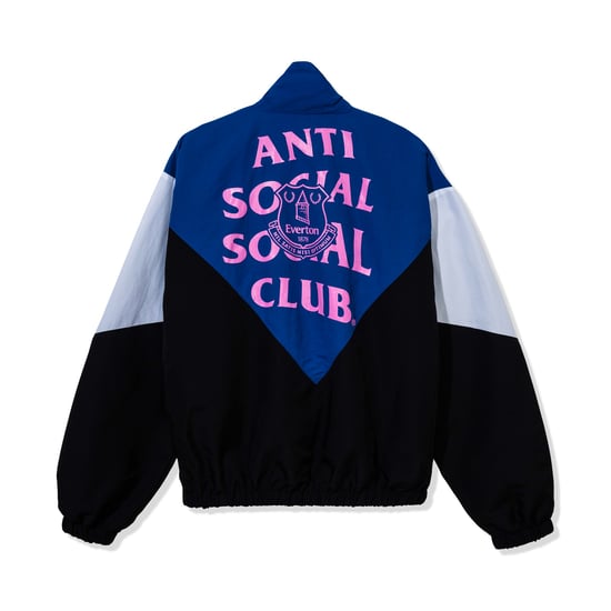 ASSC X Everton FC Premier Nylon Track Jacket - Black - Image 2