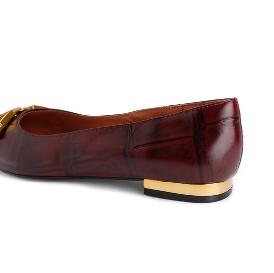 Kurt Geiger London Leather Kingsley Pointed Flat Ballet Flats - Image 3
