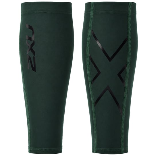 2XU Compression Dark Green Calf Guards - Image 1