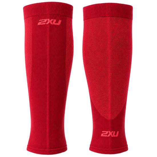 2XU Performance Run Pink Calf Sleeves - Image 1
