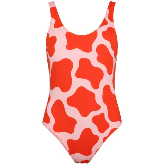 Happy Socks Cow Womens Orange Swimsuit - Image 1