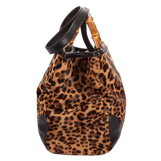 Bamboo Shopper Tote Shoulder Bag - Image 3