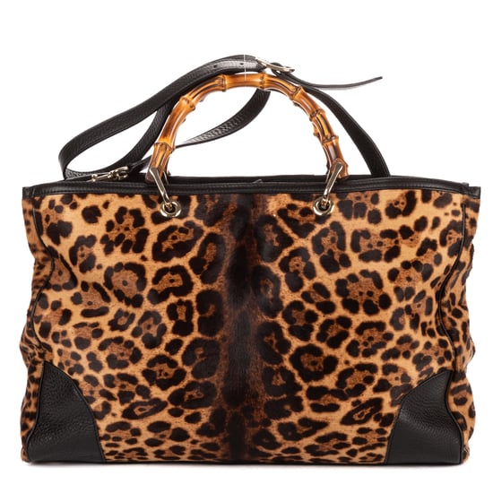 Bamboo Shopper Tote Shoulder Bag - Image 5