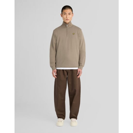 Lyle and Scott Ml2022vt loopback quarter zip- ash - Image 2