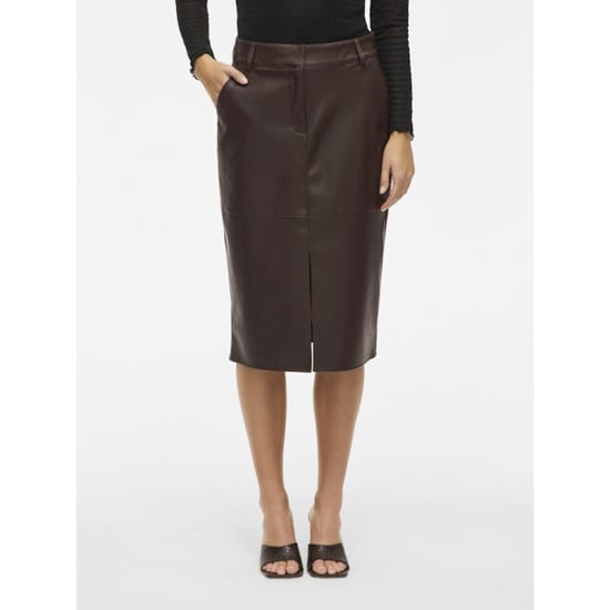 Vila Vidagmar hw midi coated skirt noos - - Image 5