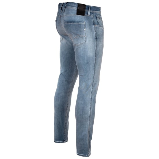 Men's Replay Anbass Hyperflex Bio Slim Fit Jeans in Blue - Image 4
