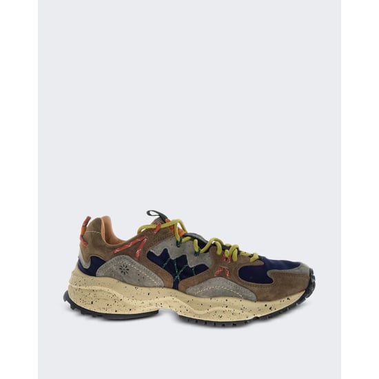 Flower Mountain Heren robuuste herensneaker met suède details - Image 3