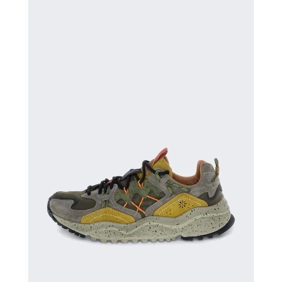 Flower Mountain Heren leren sneaker met vetersluiting - Image 1