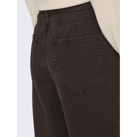Only Onlgianna mw straight dnm brown denim - - Image 3