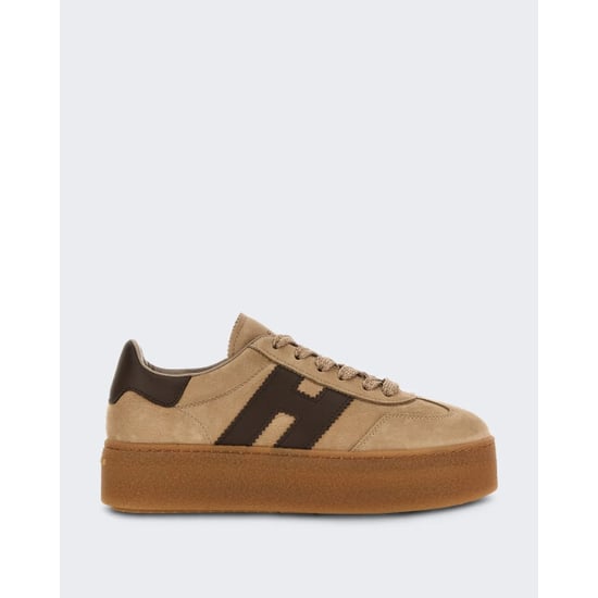 Hogan Dames leren sneaker met vetersluiting - Image 1