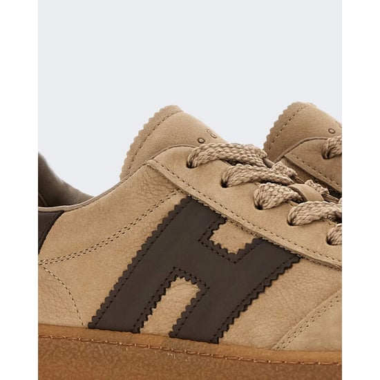 Hogan Dames leren sneaker met vetersluiting - Image 2