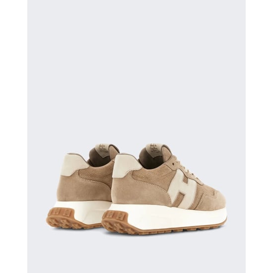Hogan Dames sneaker h641 allacciato h patch-brown (2) - Image 4