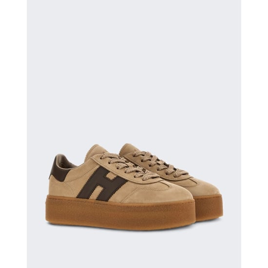 Hogan Dames leren sneaker met vetersluiting - Image 5