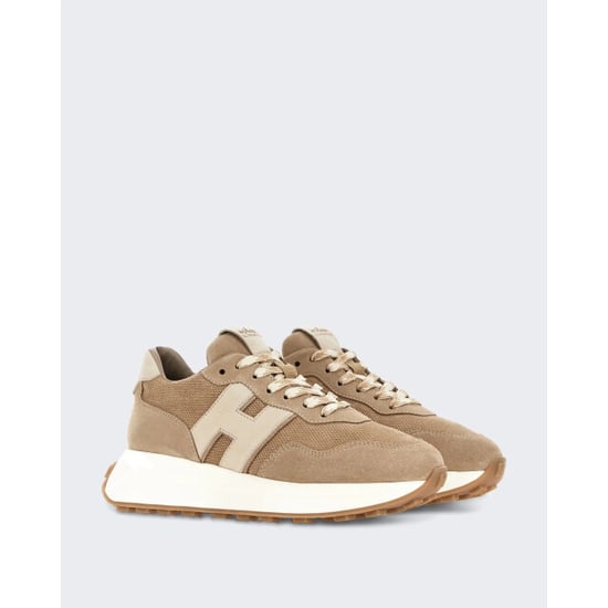 Hogan Dames sneaker h641 allacciato h patch-brown (2) - Image 5