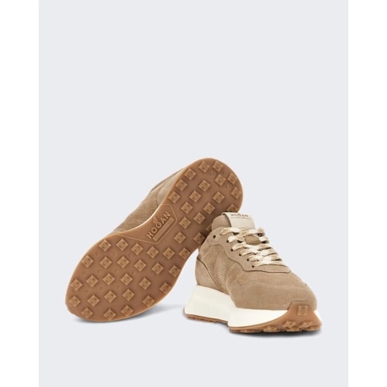 Hogan Dames sneaker h641 allacciato h patch-brown (2) - Image 6