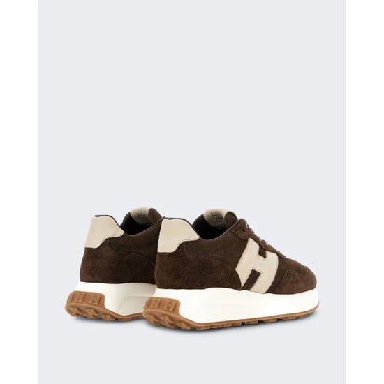 Hogan Dames sneaker h641 allacciato h patch-brown (3) - Image 2