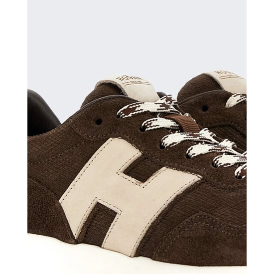 Hogan Dames sneaker h641 allacciato h patch-brown (3) - Image 5