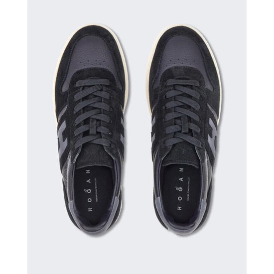 Hogan Heren sneaker met vetersluiting en h-band detail - Image 4
