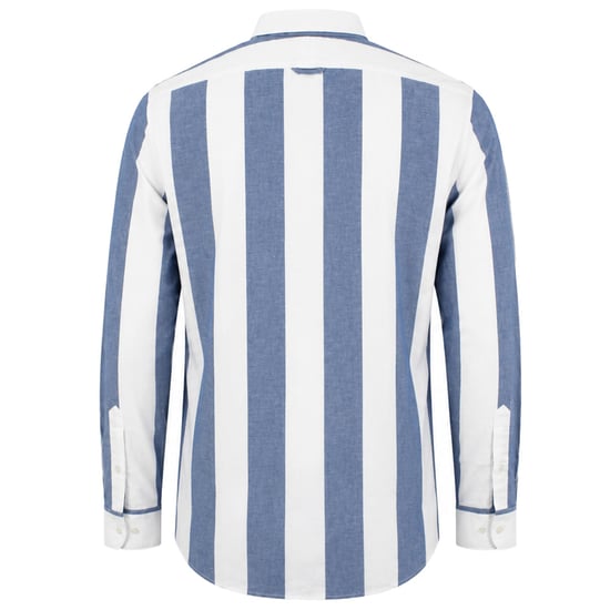 Nautica Inwood Mens Blue/White Shirt - Image 2