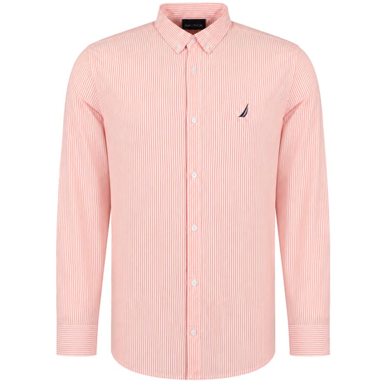 Nautica Paneo Mens Orange Shirt - Image 1