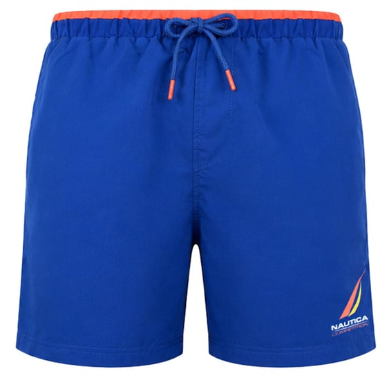 Nautica Decks Mens Navy Swim Shorts - Image 1