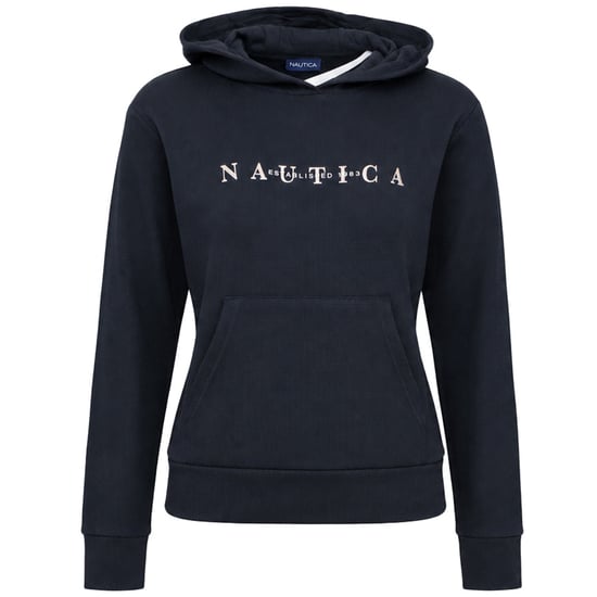 Nautica Luna Crop Womens Black Hoodie - Image 1