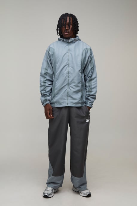 Tall Regular Fit Tonal Colour Block M Star Hooded Jacket - Image 4