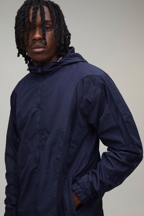 Tall Regular Fit Tonal Colour Block M Star Hooded Jacket - Image 3