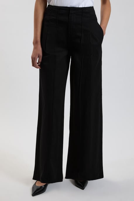 Denim Seam Detail Wide Leg Jean - Image 2