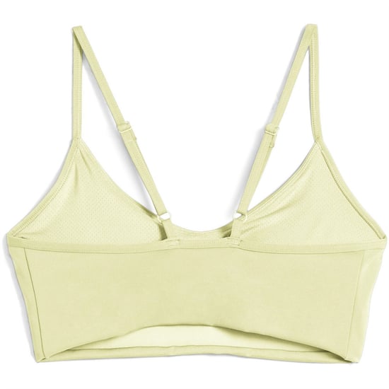 Women's Puma Move Non Wired Medium Impact Sports Bra in Gold Moon - Image 2