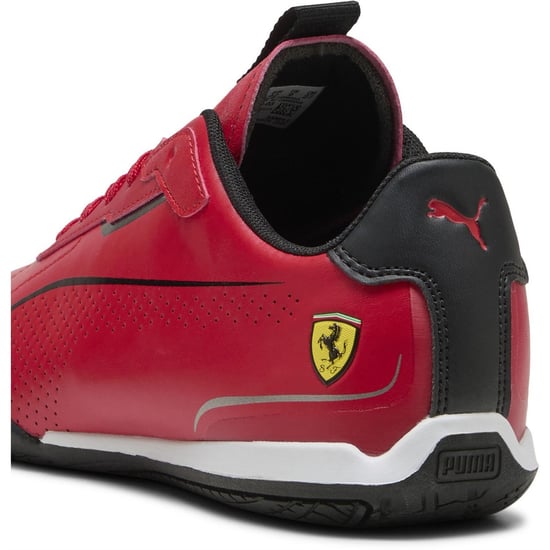 Men's Puma Ferrari Neo Cat 3.0 Low Top Trainers in Rosso Corsa-P - Image 5
