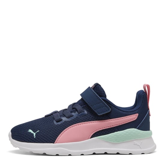 Boys Puma Kids Anzarun Lite Ac+ Low Top Trainers in PrsnBl-Pnkscp-M - Image 2