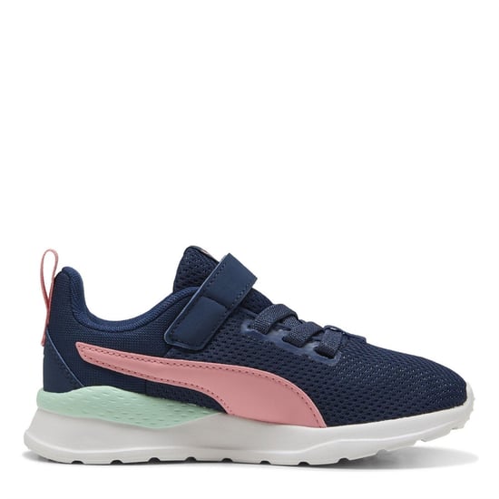 Boys Puma Kids Anzarun Lite Ac+ Low Top Trainers in PrsnBl-Pnkscp-M - Image 4