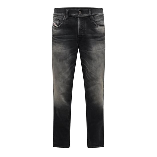 Men's Diesel 2023 D Finitive Straight Leg Jeans in Black/Grey De - Image 1
