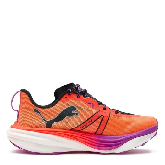 Women's Puma Deviate Nitro Elite Trail Wn Running Shoes in Glowingred - Image 4