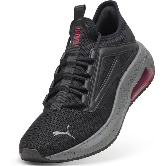 Men's Puma X Cell Ayro Running Shoes in Puma Black-Co - Image 6